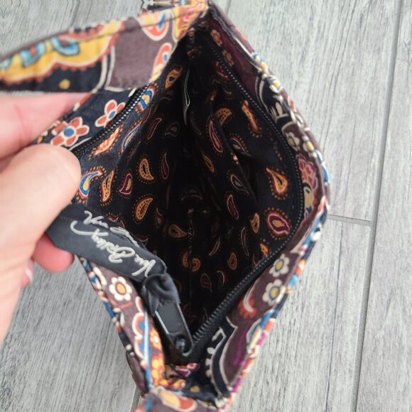 Vera Bradley Hannah small handbag purse Kensington brown floral - Picture 6 of 7